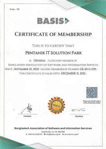 Pentanik IT - BASIS Membership Certificate