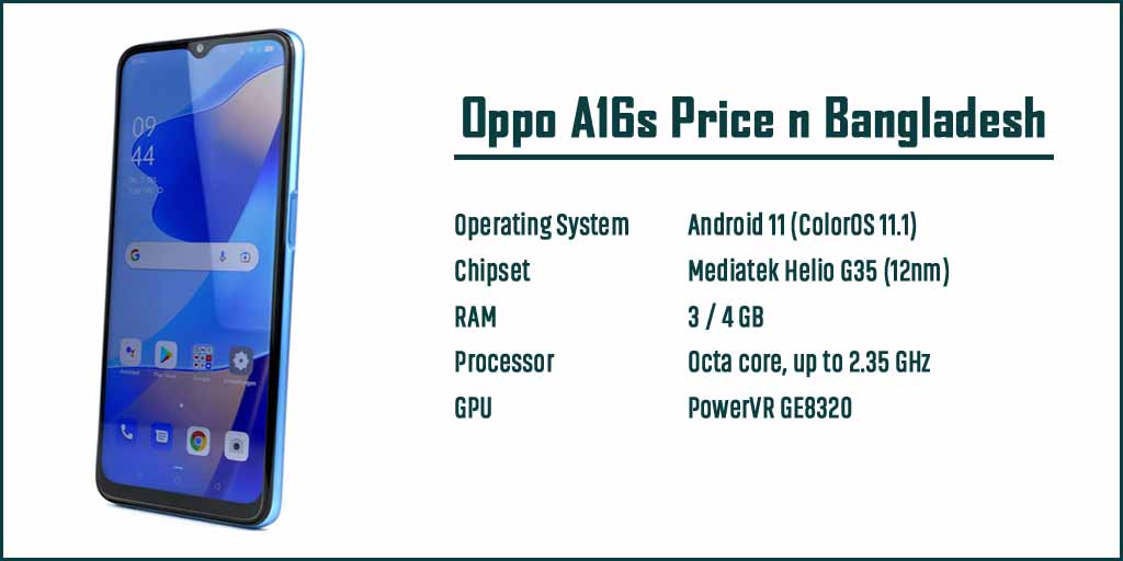 Oppo A16s Price in Bangladesh